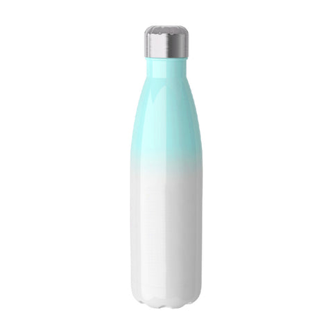 500ml Gradient Stainless Steel Bowling Pin Water Bottle - Mint Green