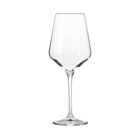 Etched Wine Glass