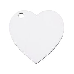 MDF Double-Sided Xmas Ornament - Heart