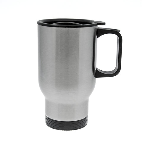 14oz Stainless Steel Travel Mug - Silver