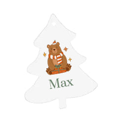 MDF Double-Sided Xmas Ornament - Tree