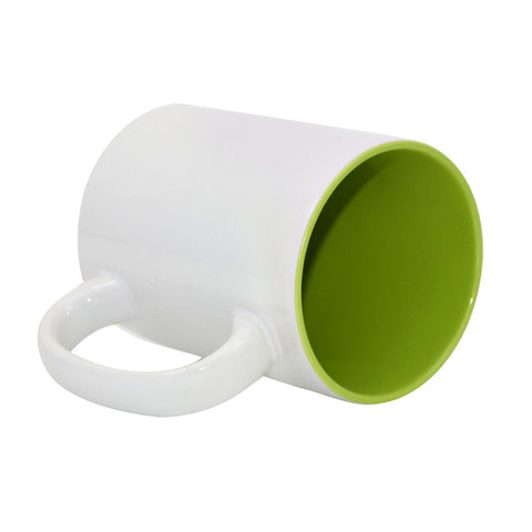 15oz Durham Mug - Inner Coloured - Light Green