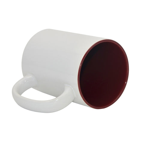 15oz Durham Mug - Inner Coloured - Maroon