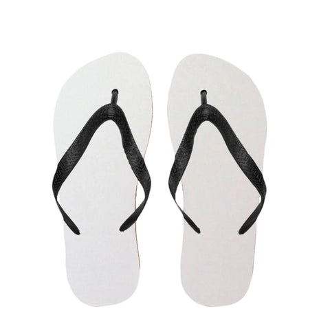 Children Flip Flops with Black Straps - Large