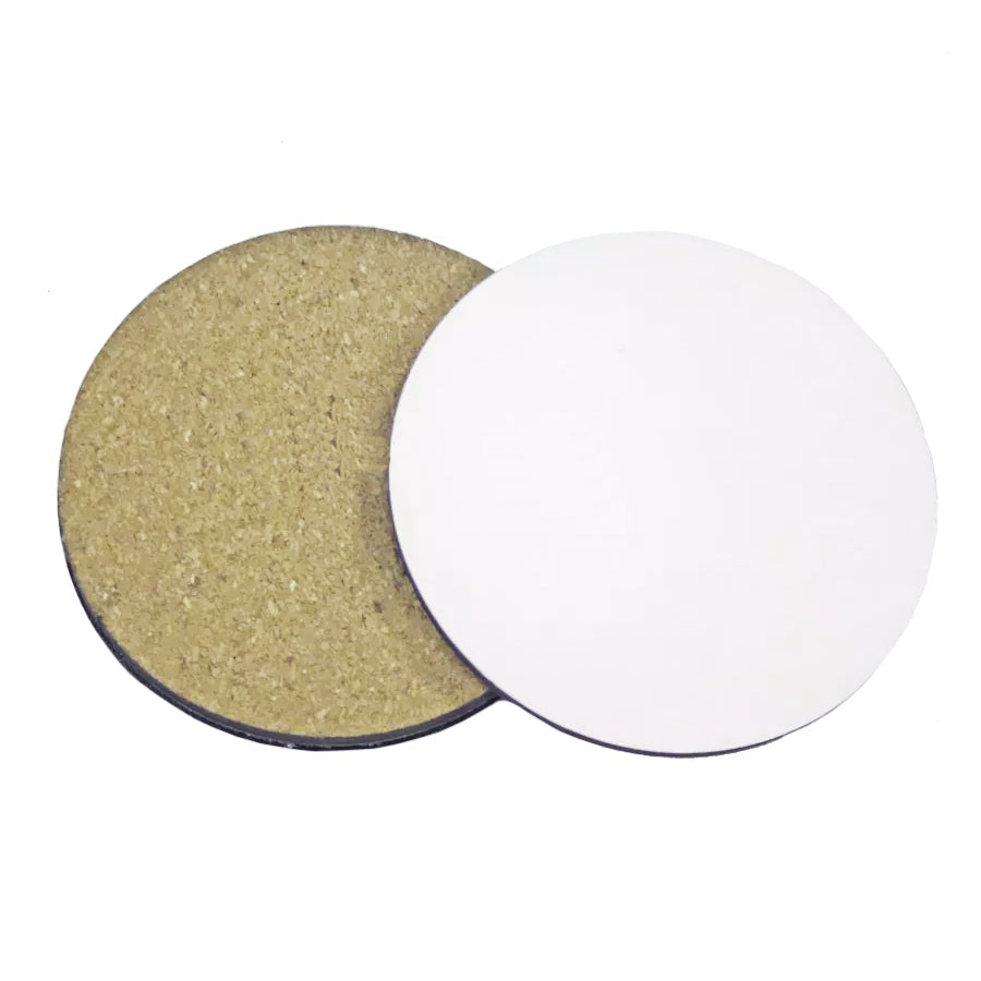 Print On Demand MDF Round Coaster with Cork Base | Treat POD – Treat ...