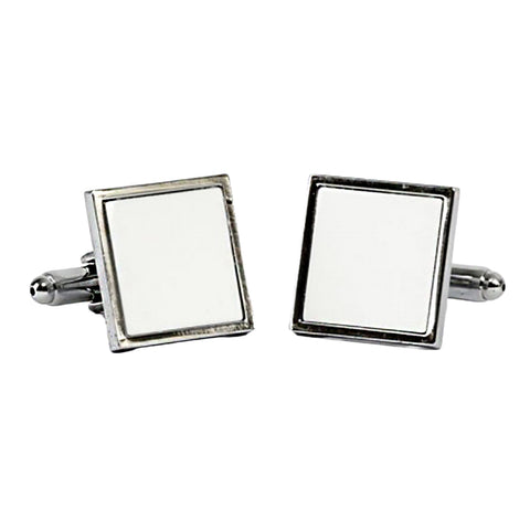 Square Cufflinks - Chrome