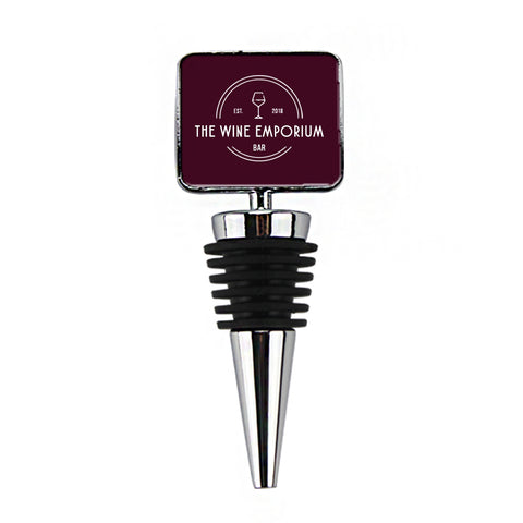 Metal Bottle Stopper - Square