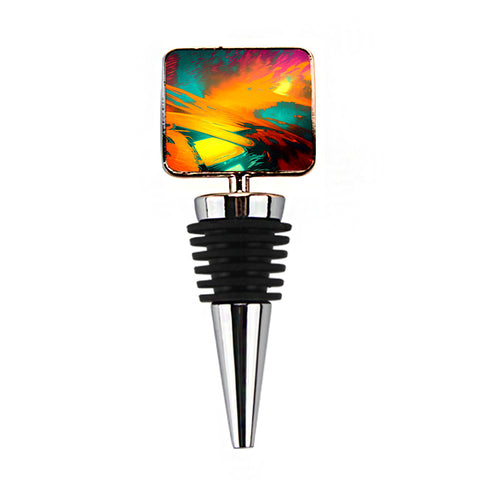 Metal Bottle Stopper - Square