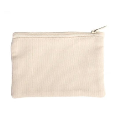 Canvas hot sale zipper pouch